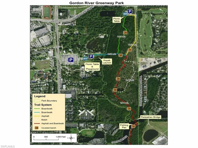 Walk to Gordon River Greenway Trail