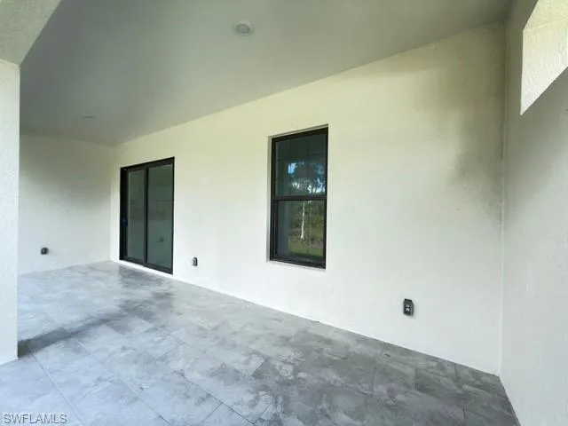 View of patio