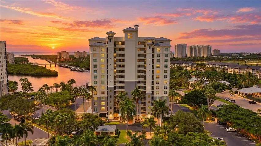 Cove Towers sunset