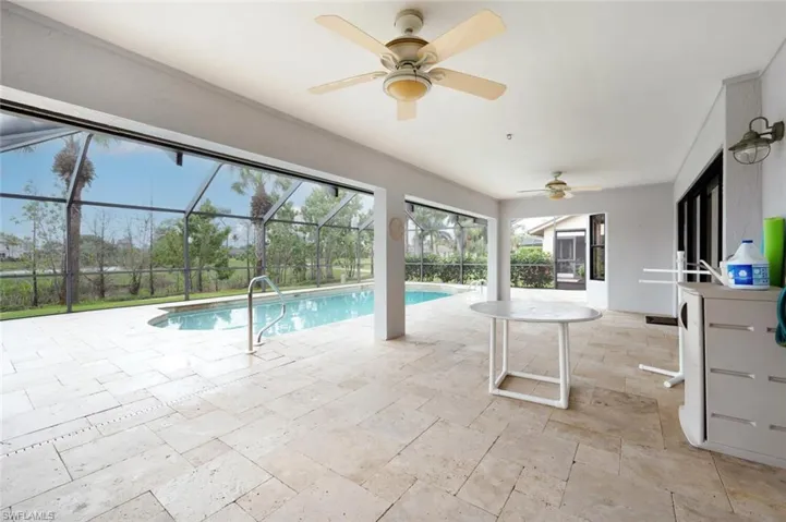 Outdoor dining area