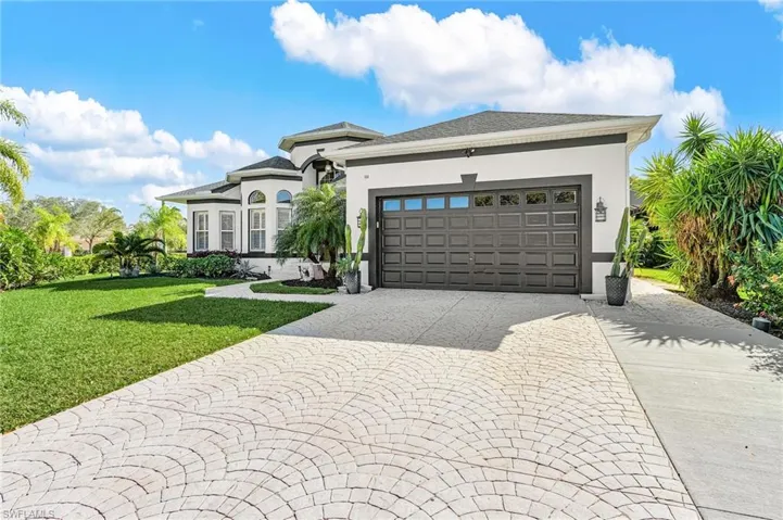 Newly extended driveway and landscaping package.