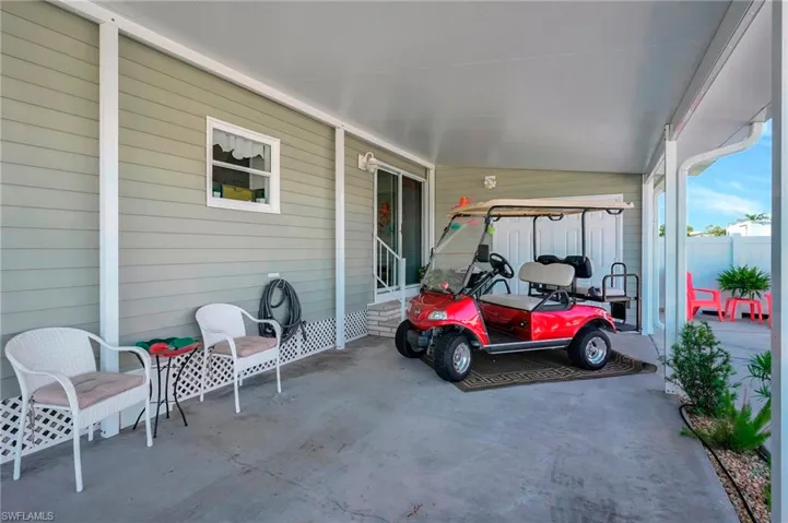 View of patio / terrace with fence and entry steps