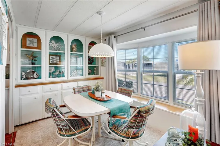 View of dining room