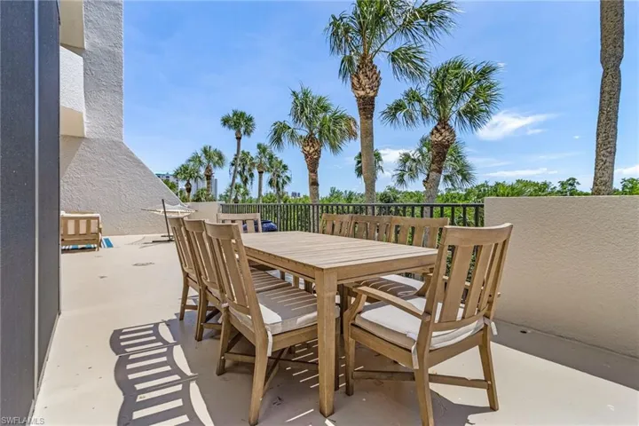 View of patio