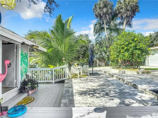 View of deck