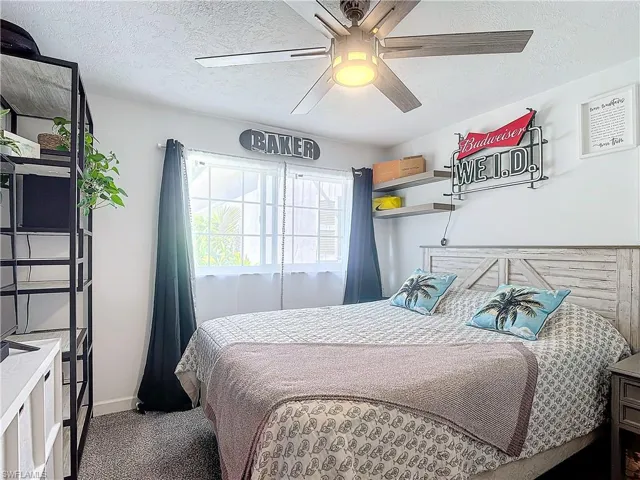 Carpeted bedroom