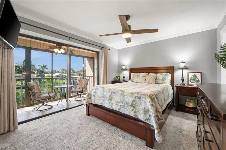 Master/ Primary Bedroom suite with private waterfront balcony!
