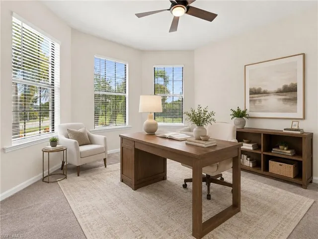 Virtually staged- 3rd bedroom It can be an office as well