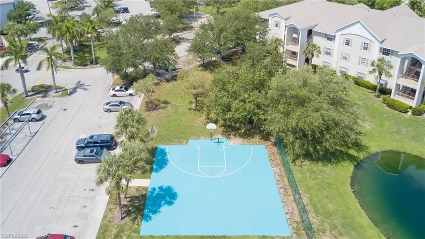 Aerial view of a large body of water