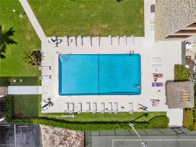 Soak up the sun at the oversized pool