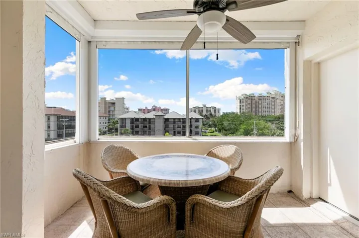 Both rooms have access to this tiled lanai