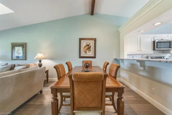Dining room with kitchan pass-through