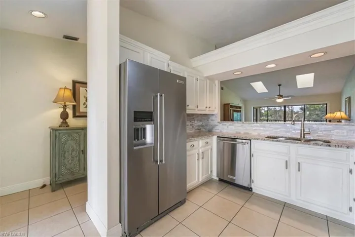 Updated kitchen with stainless steel appliances