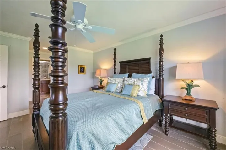 Spacious master bedroom