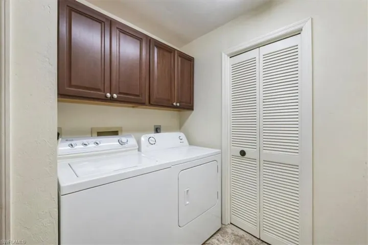In-unit laundry with storage