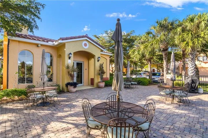 The Enclave Clubhouse Patio with Grill