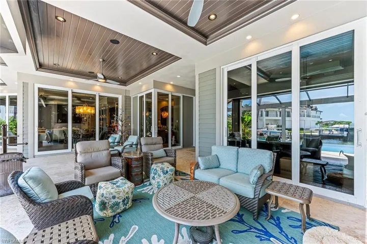 View of sitting area on lanai