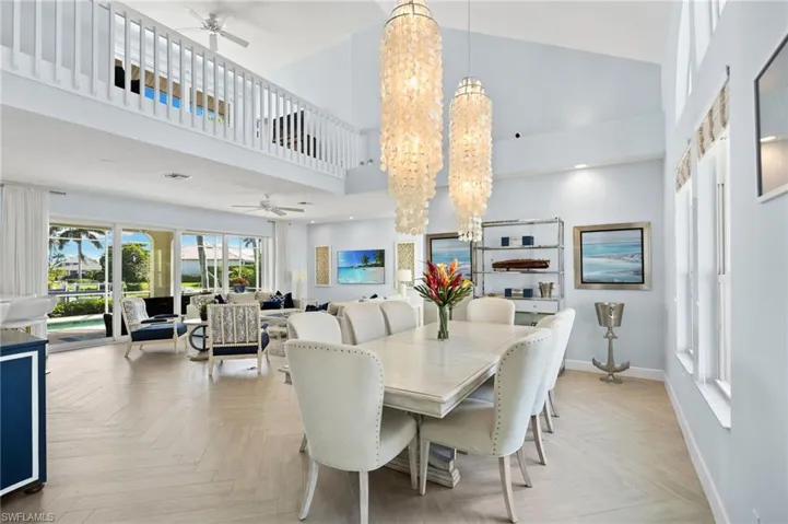 large dining space perfect for gathering!