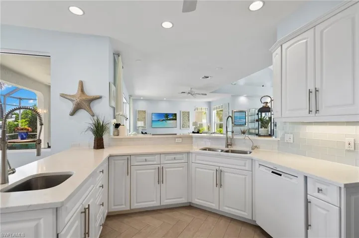 Chef kitchen with a stunning water view!