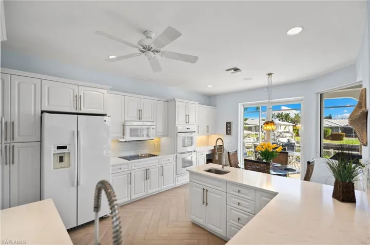 Chef kitchen with a stunning water view!