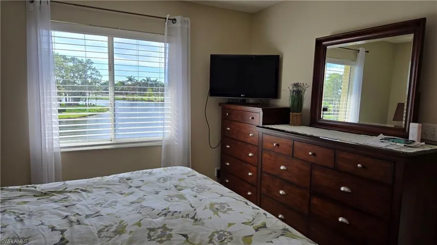 Primary bedroom with water view