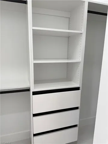 View of closet