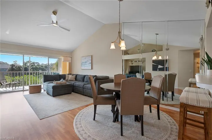Great Room with Vaulted Ceilings, Lake View & Great Natural Light
