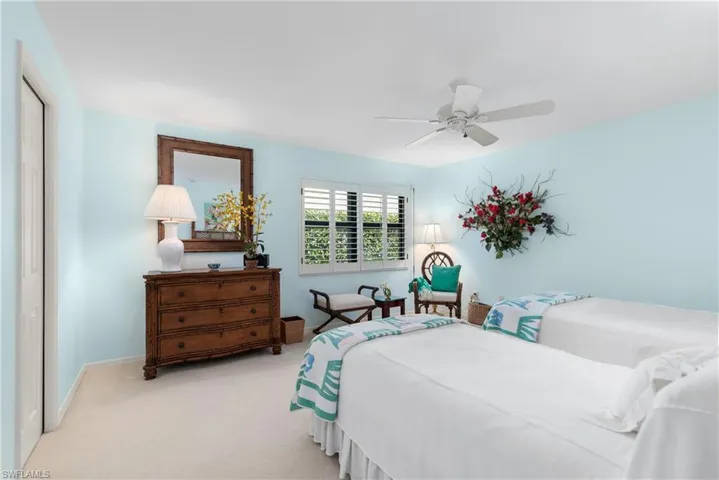 Come and stay a while - split bedrooms offer guests a place to retreat in comfort.
