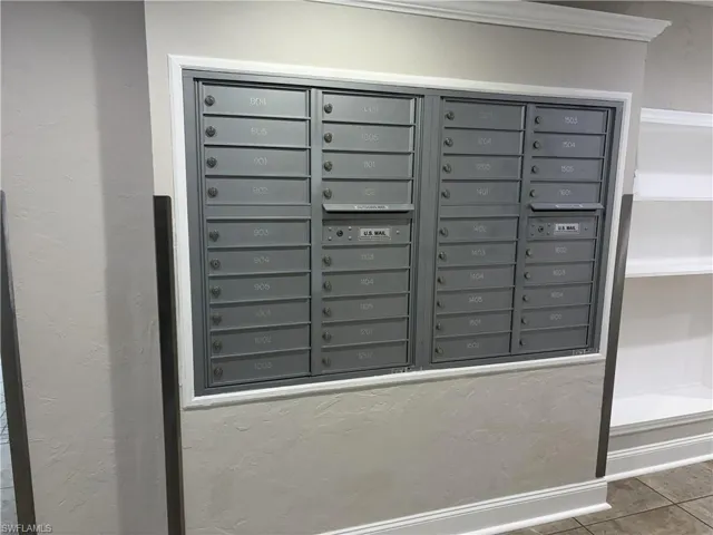 Mail delivery center is just off the Lobby area.