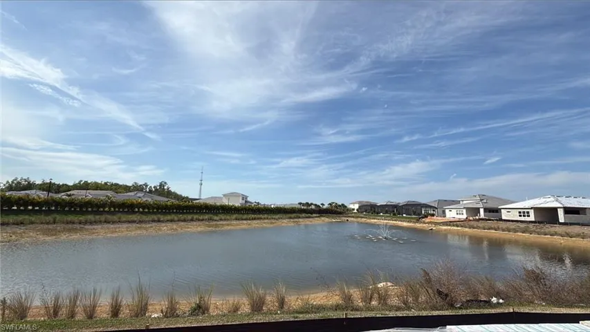 Backyard water view. Home Site 207