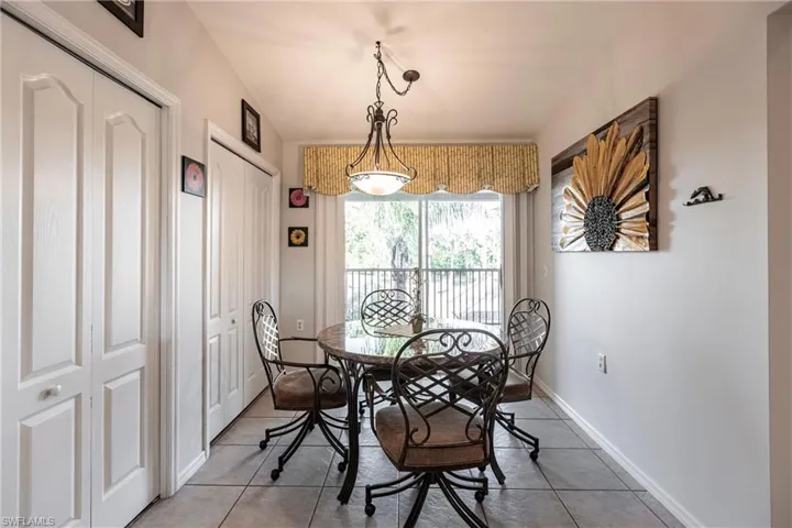 Dining room featuring tile patterned floors