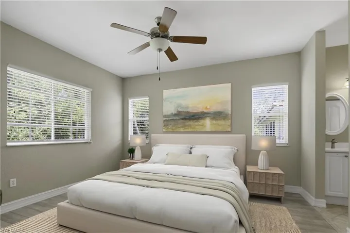 Primary Suite Virtually Staged