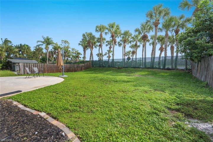Fenced Private Backyard