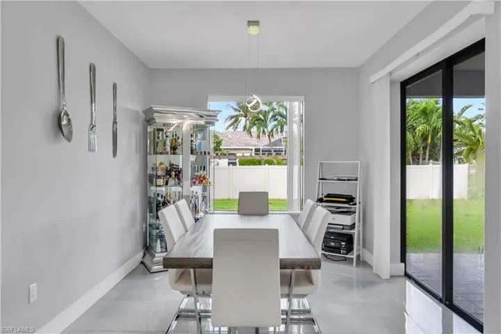 Dining room featuring baseboards