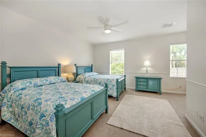 3 Rd bedroom upper floor with walk in closets