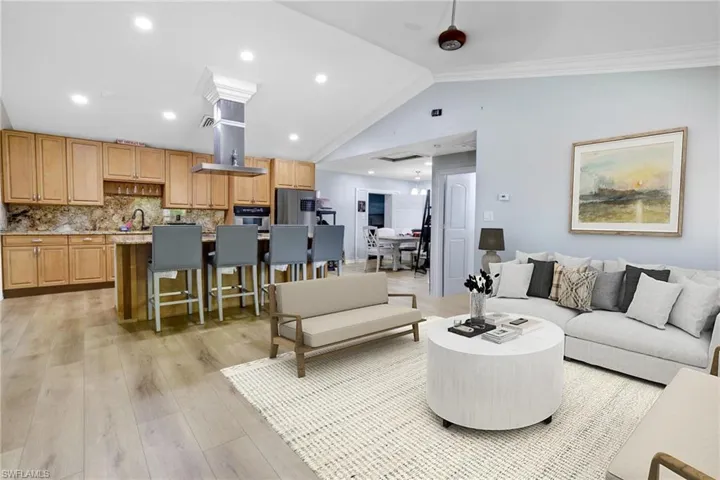 Virtually Staged Living Room