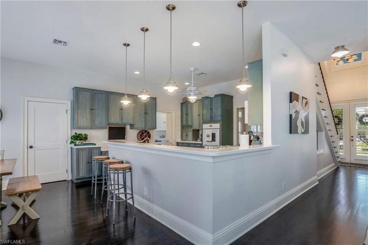 Kitchen, showing entrance