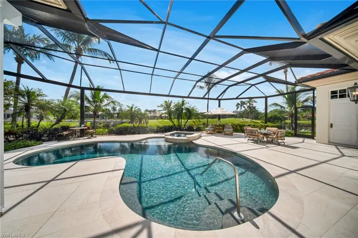 You will enjoy spectacular views from your completely-renovated pool, spa, and picture window screens.