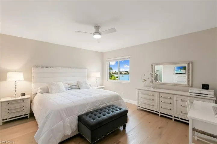 Spacious Primary with views of the bay