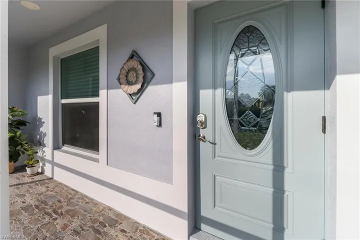 View of exterior entry