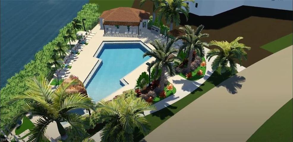 Pool (Artist Rendition) being renovated