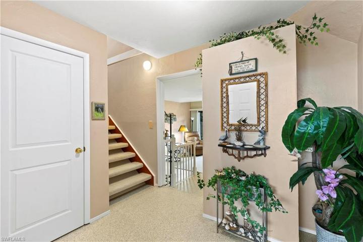 Front entry with closet for storage