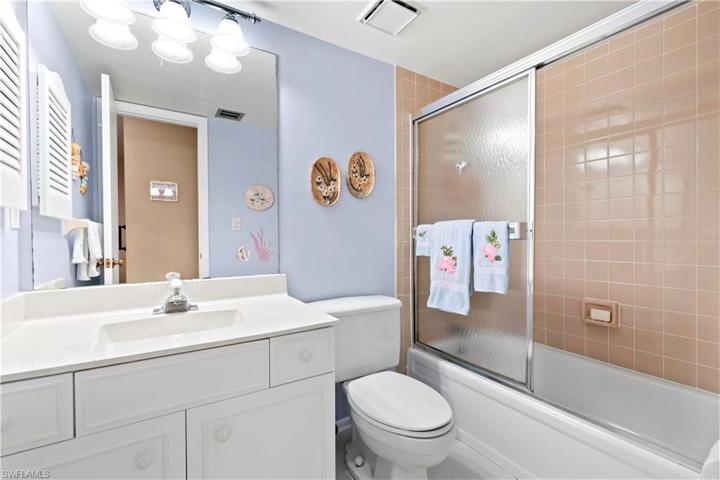 With shower/tub