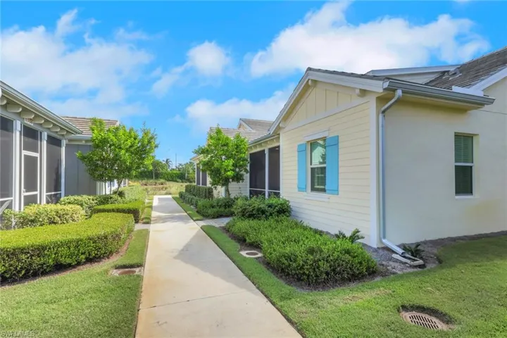 Walkway to property