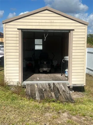 View of outdoor structure