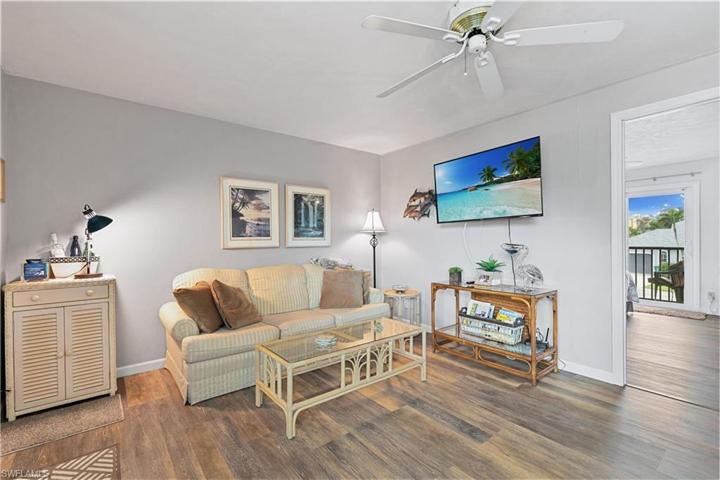 Living room near entrance of unit