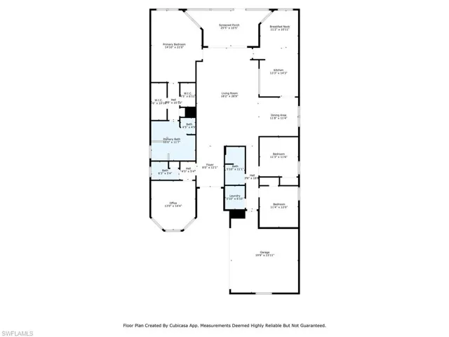 View of floor plan / room layout