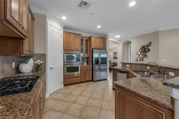 42" Upper cabinets and slide out lower cabinet drawers.