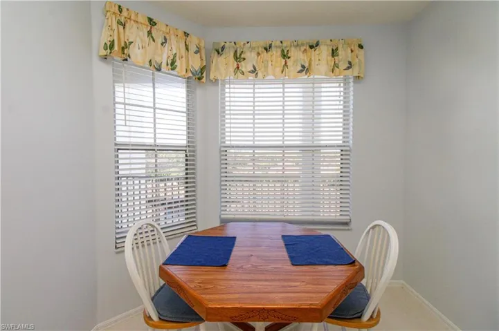 View of dining space