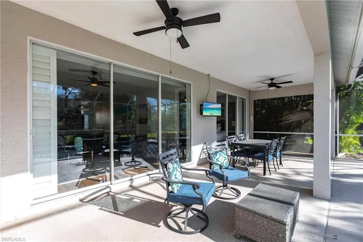 View of patio